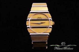 18k Yellow / White Gold Piaget Polo Watch, Discontinued Model