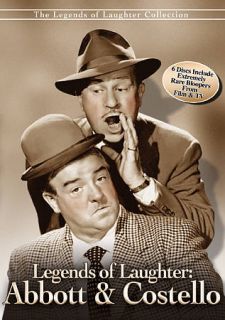 Legends of Laughter Abbott Costello DVD, 2010, 6 Disc Set