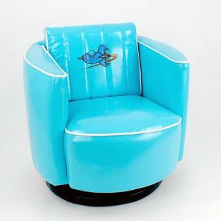   Kids Swivel Chair SPACE AGE ROCKET Adorable Furniture Accent Piece