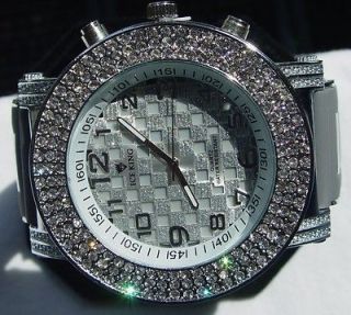   OUT GREY DIAMONDS 50 CENTS TECHNO ICE KING HIP HOP WATCH LIGHTS UP 181