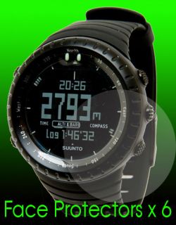 Suunto Core All Black Military watch face protector x 6 protect your 