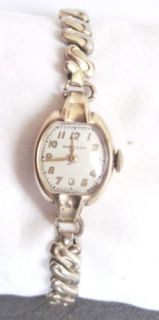 Vintage 17 Jewel 4 ADJS Waltham USA 10K GF Ladies Watch