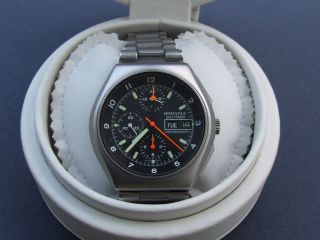 Lemania / Rodania Fighter Pilots Chronograph automatic Wrist watch