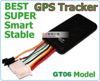   Vehicle Car realtime GPS Tracker GSM & GPS antennas SOS alarm GT06