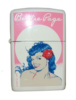 Zippo Lighter Vintage Bettie Page Pinup Jim Silke from Dark Horse 