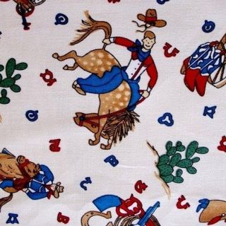 mexican fiesta cowboy boots pistol fabric home funky FQ 1/4 yd