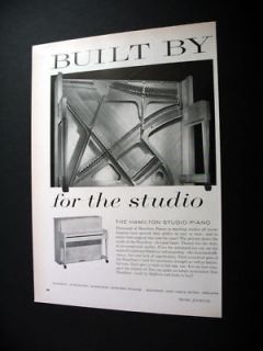 Hamilton Studio & Acrosonic Spinet Piano 1959 print Ad