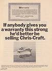 1964 Chris Craft 38 Constellation Salon Photo print ad