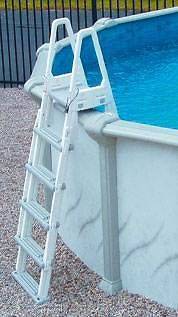 Frame Above Ground Pool Adjustable Ladder Confer 7000