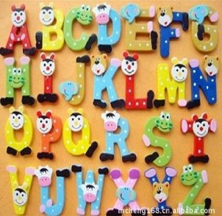   Big Letter Alphabet fridge Magnet Educational Toy Baby Kids Gift D015
