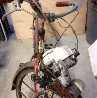 Vintage Schwinn Racer motorized Bicycle 22 sturmey archer auto bike 