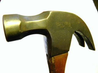 Vintage Old PLUMB boxed logo 20oz curved claw hammer 