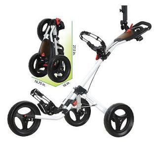   Super Delux 3 Wheel Golf Push Pull Cart w/hand brake , Caddylite 15.2