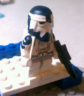 Lego Star Wars Custom Clone Wars Commander Wolffe Snowtrooper