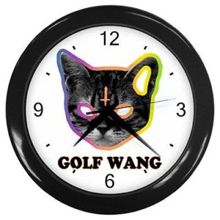   Golf Wang Wolf Gang Tyler The Creator Odd Future Wall Clock Black