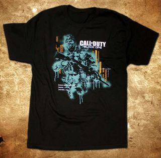 COD Gamer Tee Call of Duty Black Ops Game Intel T shirt