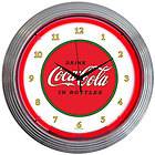Classic Coca Cola 1910 design neon clock sign Coke Soda licensed Lamp 