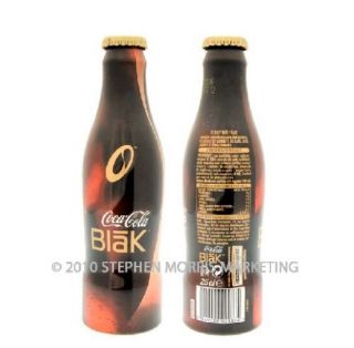 Coca Cola BLAK. The FIRST aluminium bottle from France   slight 