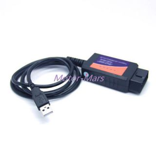   OBD2 OBDII CAN BUS Auto Diagnostic USB Interface Code Scanner Reader