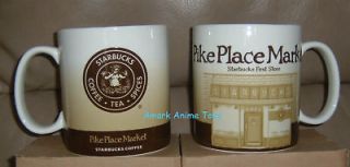 Starbucks Pike Place 16 oz Coffee Global Mug Cup Old Logo