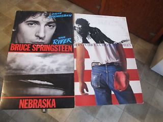 LPs by Bruce Springsteen including Born in the USA and Born To 