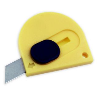 Mini Razor Knife Package Opener   Spring Loaded