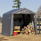 ShelterLogic 12 x 12 x 8 Peak Style Storage Shed, 1 3/8 Inches Frame 