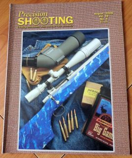 Precision Shooting Magazine August 2008 Rimfire Match 719 Ammo 