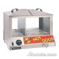 Adcraft HDS 1000W Hot Dog Steamer Cooker Bun Warmer