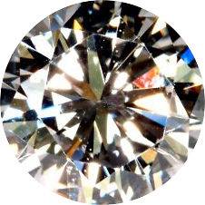   Top Top Light Brown Color VVS1 Round Loose Diamond For Ring 2.77 1.61
