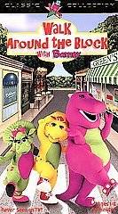    Walk Around the Block with Barney VHS RARE Classic Collection Video