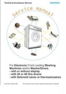 Repair Manual Asko Electronic Washer (Your choice of one of the 8 