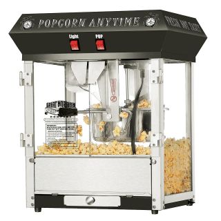 Great Northern Popcorn Black Antique Style Popcorn Popper Machine 8 