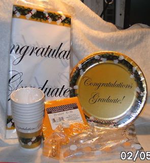 Congratulations Graduate Table Place Setting Set *NIP*