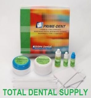 Composite Chemical Auto Self Cure Restorative Dental Kit Resin Tooth 