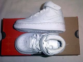 Nike Air Force 1 Mid Toddler Basketball Shoes NIB White Various Sizes