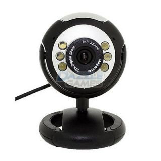   USB 30.0M 6 LED Webcam Camera Web Cam With Mic for Desktop PC Laptop