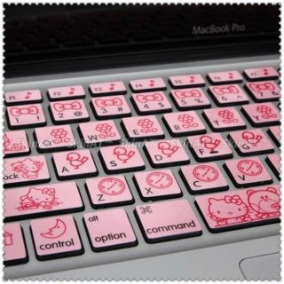 Hello Kitty Mac Keyboard Pink Cover for Apple MacBook Pro Unibody