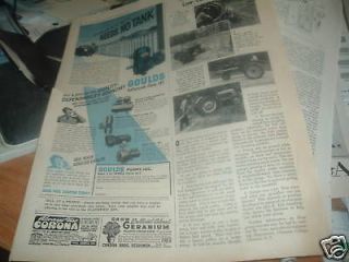 1954 Goulds Pumps balanced Flow Jet jet water system ad