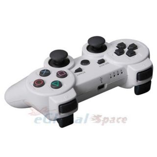 Bluetooth Wireless Game Controller for Sony PS3 White 