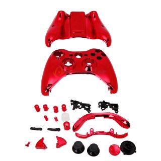 Wireless Controller Full Case Shell Cover + Buttons for XBox 360 