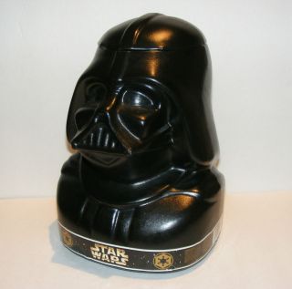 Star Wars cookie jar container DARTH VADER BAZOOKA GUMBALL BOWL, 1990s