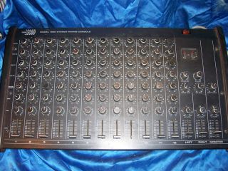 VINTAGE BIAMP mixer 1282 STEREO MIXING CONSOLE 12 CHANNEL xlr 1/4 pro 