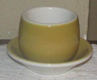   NY Cooks Hotel and Restaurant Supply 2 VTG Mustard Condiment Bowls