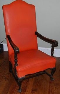 Antique Original Oak Carved Arm Chair
