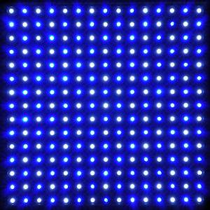 225 BLUE + WHITE LED AQUARIUM PLANT GROW LIGHT PANEL US