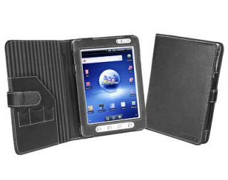   Viewsonic ViewPad 7e 7 inch Tablet Leather Case (Book Style)   Black