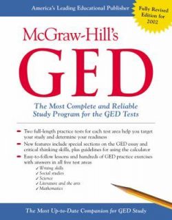 McGraw Hills GED  The Most Complete and Reliable Study Program for 