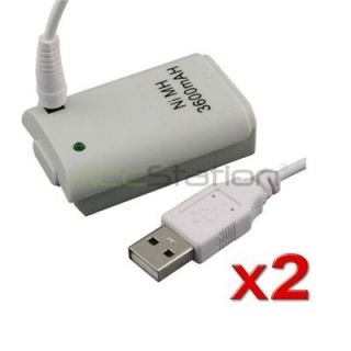   Battery with Charger Cable for Xbox 360 Wireless Controller