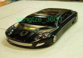Unlocked F668 Cool black Super Sports car Cell phone Touch screen Dual 